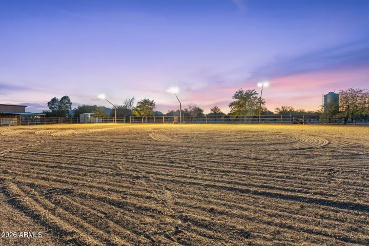 lighted arena