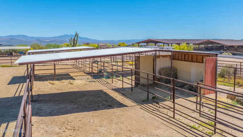 4 large covered pens