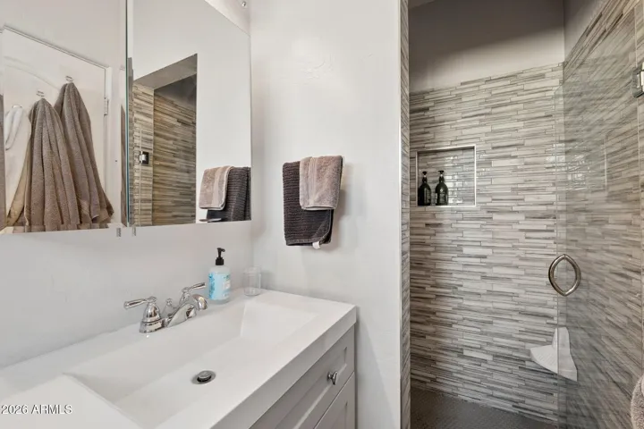 Primary Bathroom - remodeled 2021