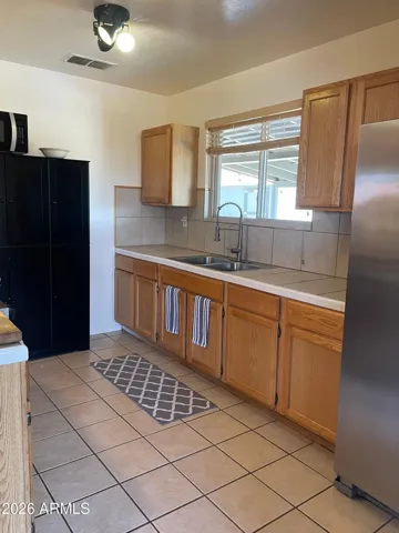 Freshly painted kitchen