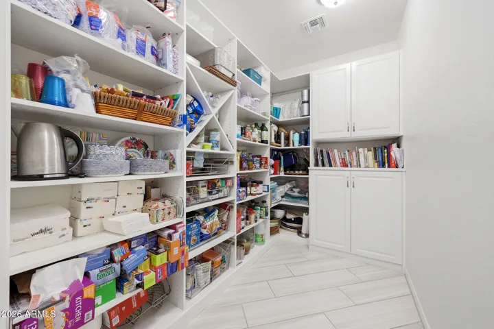 Super pantry with California Closet System
