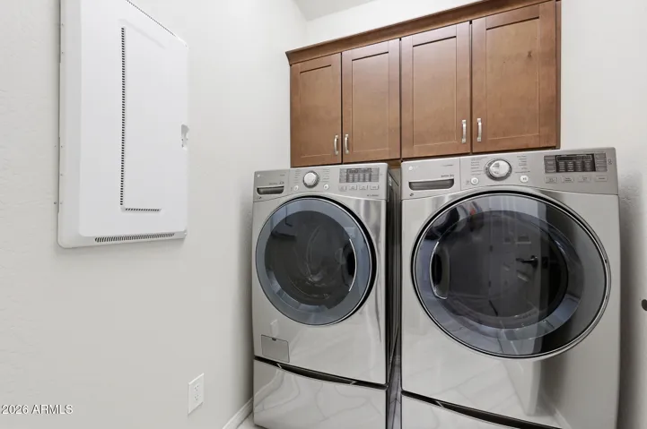Washer and dryer included