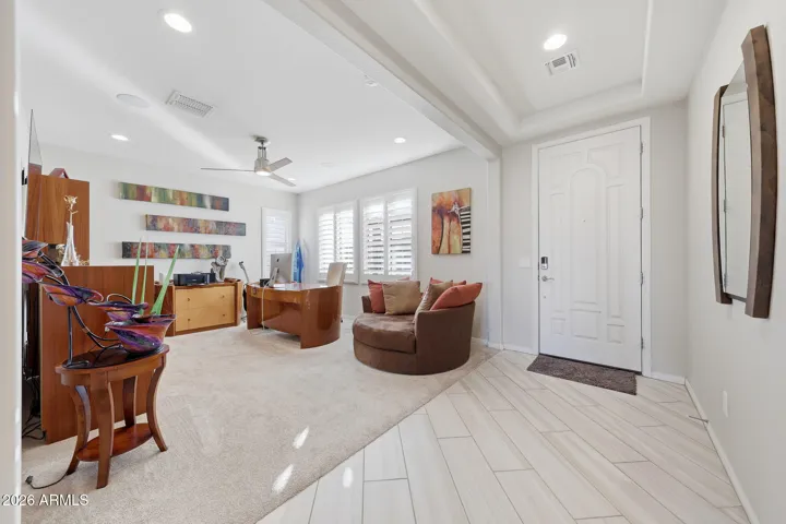 Coffered entryway
