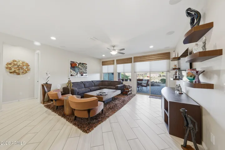 Programmable Duet shades great room & bedrooms.