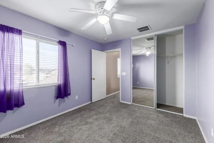 3rd bedroom with cooling fan