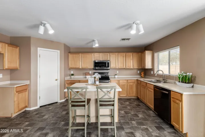Beautiful kitchen with walk in pantry