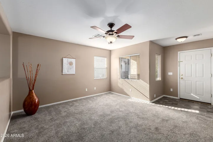 Living Room and front entry.