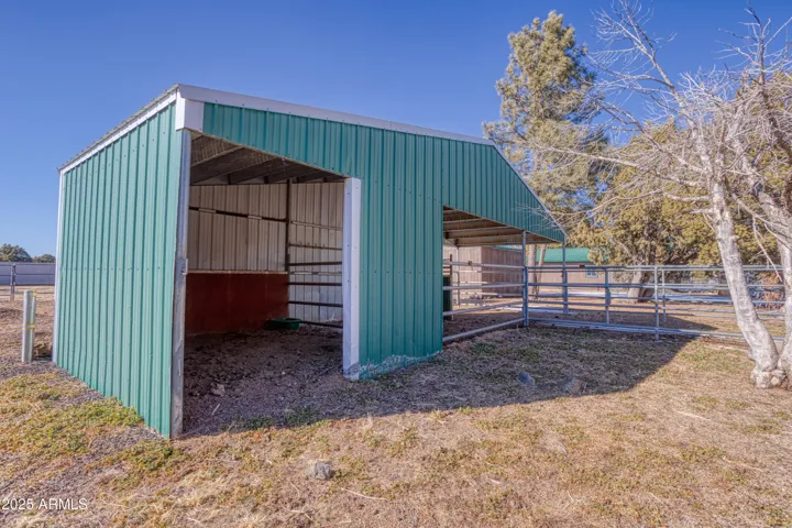 Two Horse Stall Stable w/Individual Turnout Areas
