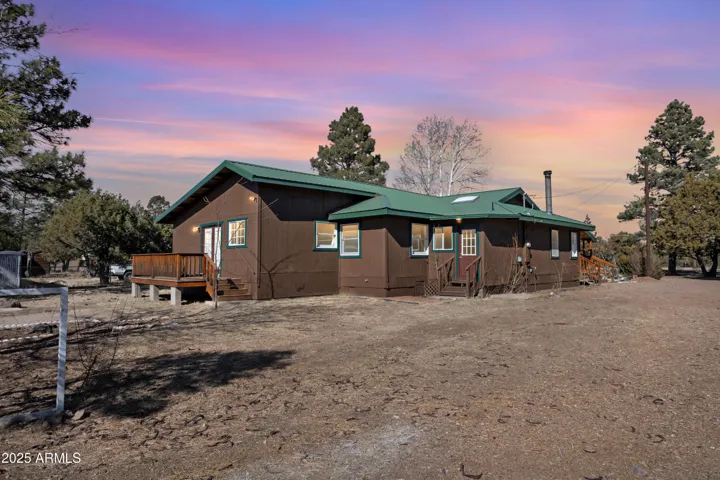 Back View Of Your New Horse Property In The Mountains