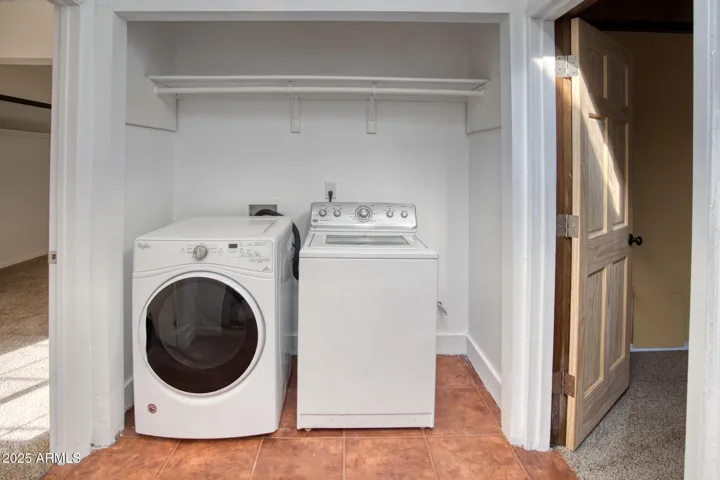 Separate Utility Room w/Washer & Dryer