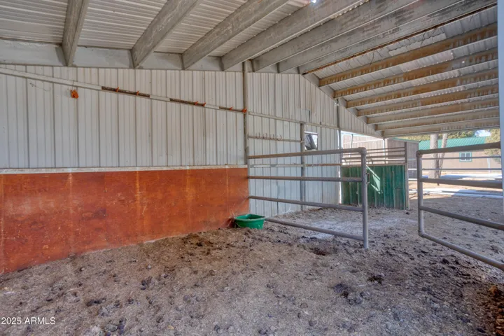 Two Horse Stall Stable w/Individual Turnout Areas