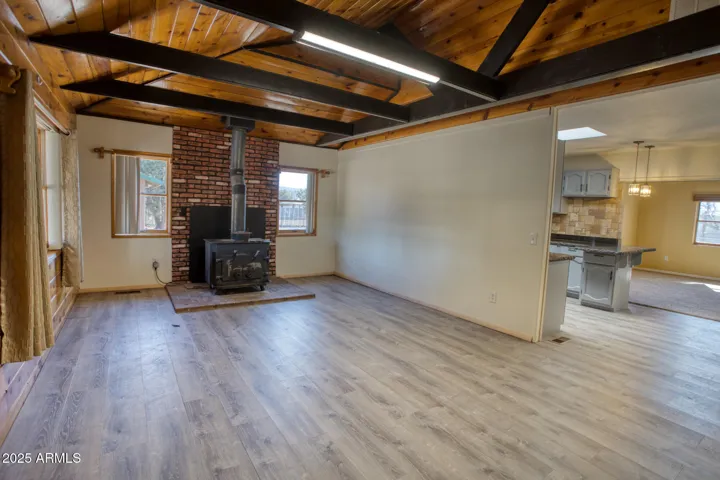 Cozy Living Room w/Woodstove