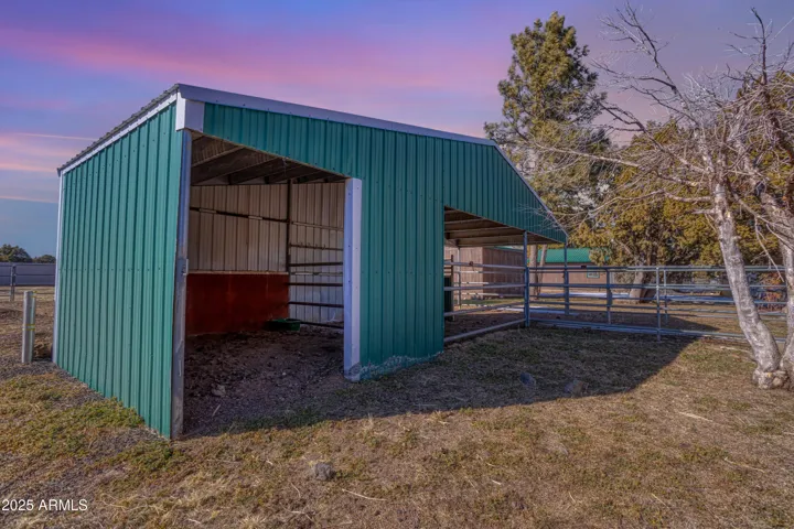 Two Horse Stall Stable w/Individual Turnout Areas