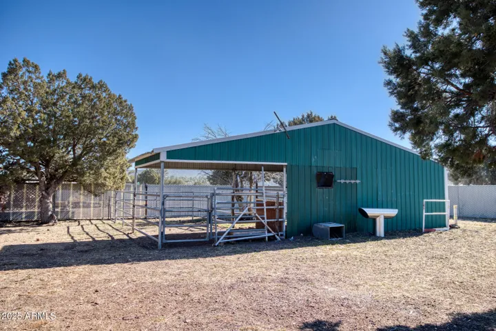 Two Horse Stall Stable w/Individual Turnout Areas