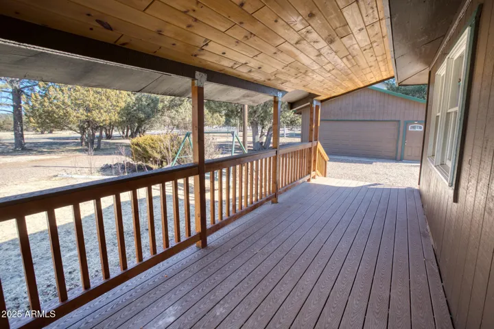 Beautiful Covered Front Deck