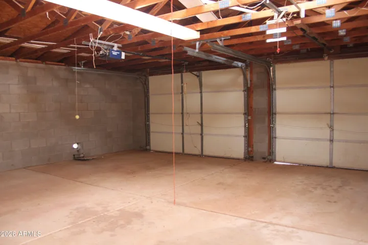 Two car block garage..extra deep