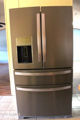 Like new SS refrigerator w/pantry drawer