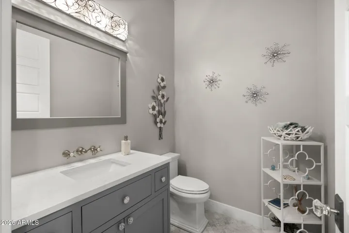 half bath powder room