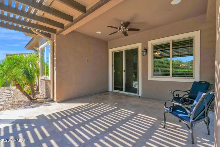 Back Patio facing towards House