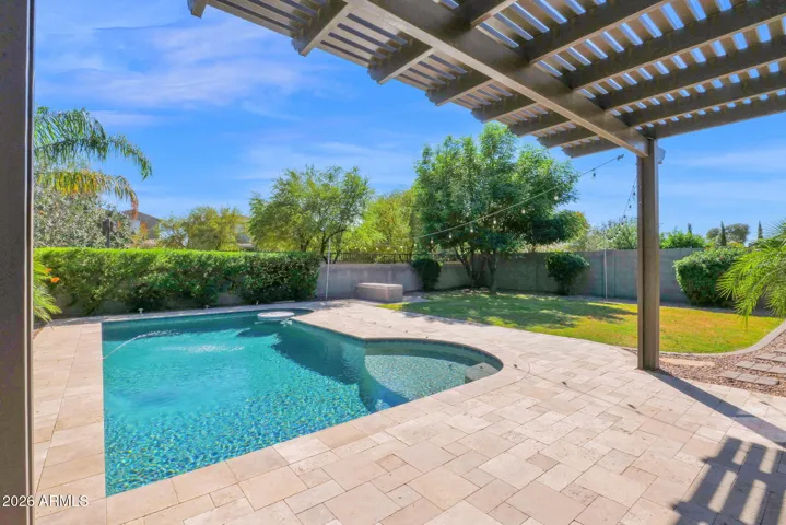 Back Patio facing Pool