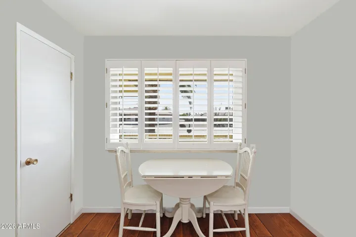 Eat in Dining area off kitchen