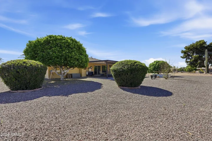 Oversized lot with large covered patio and privacy!