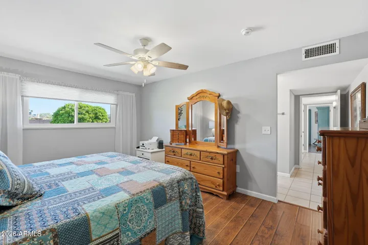 Floor plan offers 2 primary bedrooms with their own updated bathrooms!