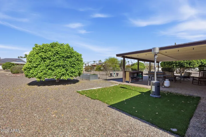 Oversized lot with large covered patio and privacy!