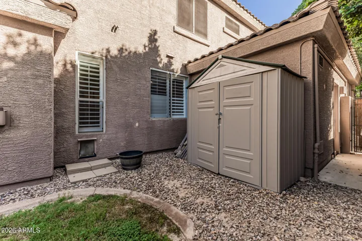 Backyard shed