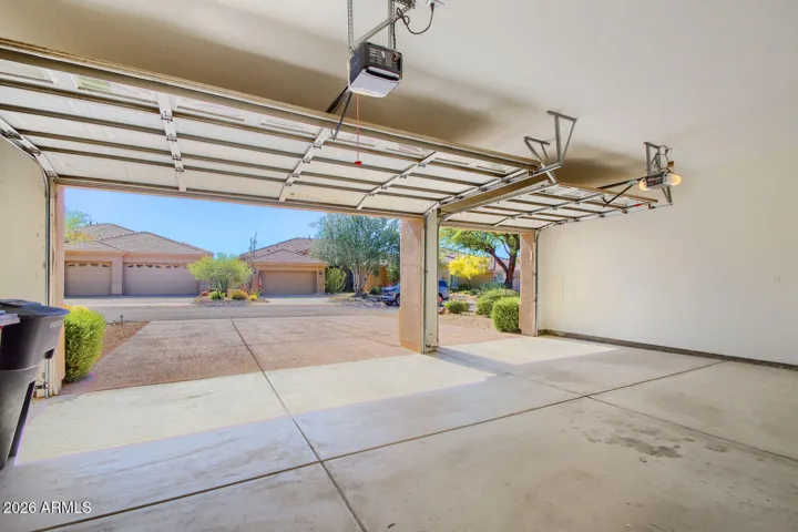 3 car oversized garage with openers