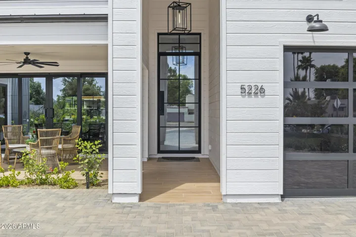 Front Patio, Massive Door