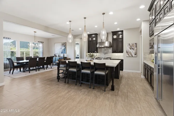 Open Floor Concept Kitchen