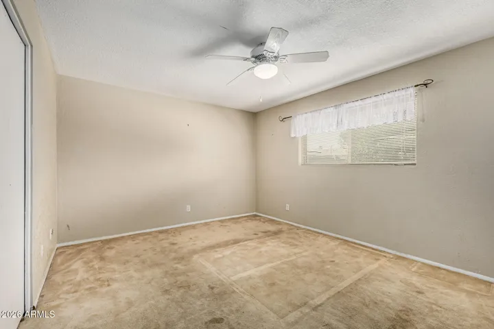 Ceiling fans in all bedrooms.