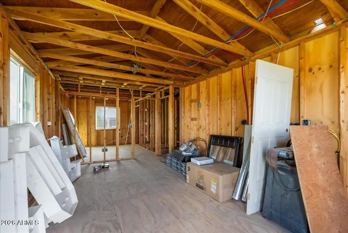 500 sq ft casita plumbed with bath and kitchen and electrical