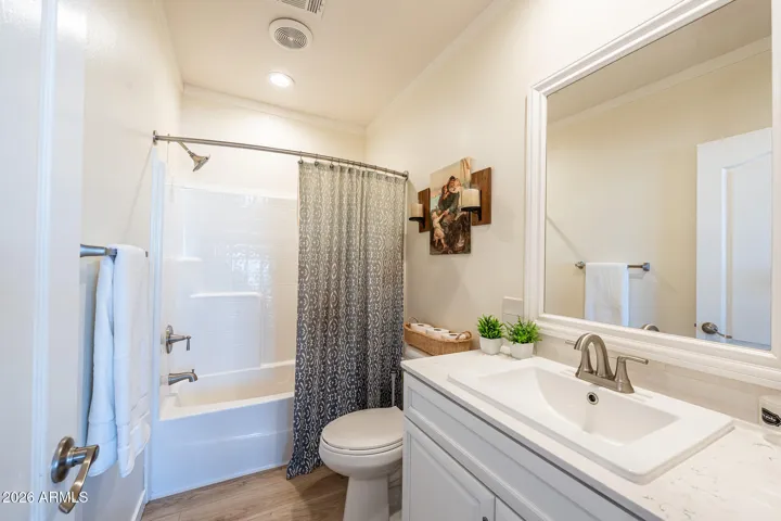 Shower and tub