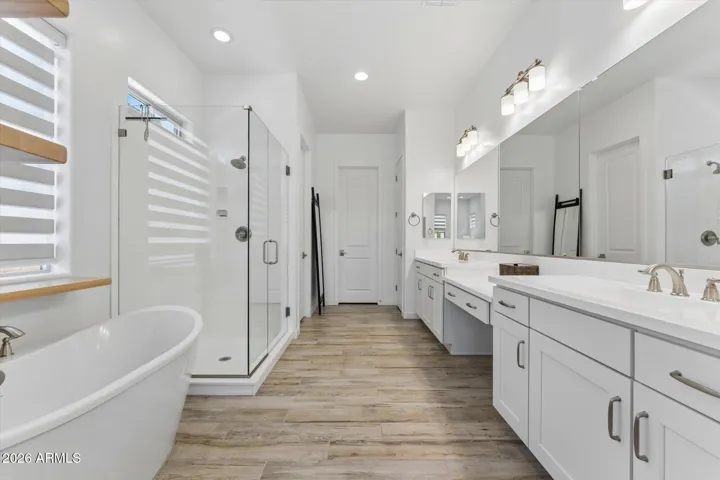 Large Master Bath with double Vanities