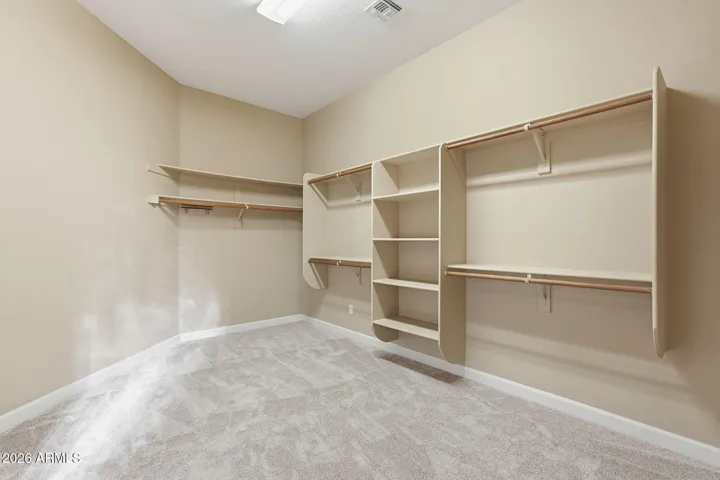 Closet off primary bath