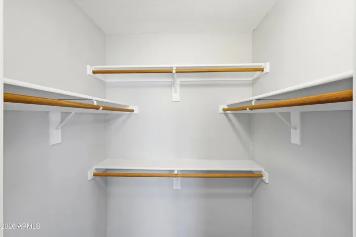 Upstairs Primary Walk In Closet