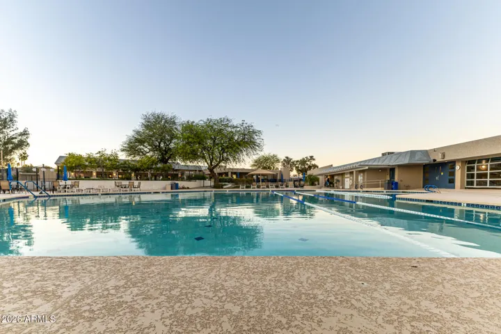 Rec Center outdoor lap pool, adjacent to Golf Course