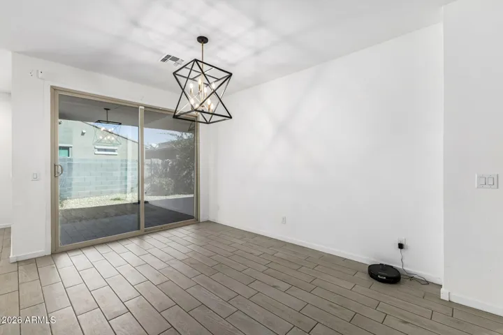 TILE FLOOR AND OPEN LAYOUT -