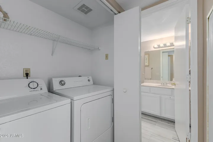 Hallway laundry