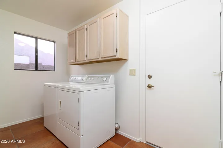 Utility room off garage entrance