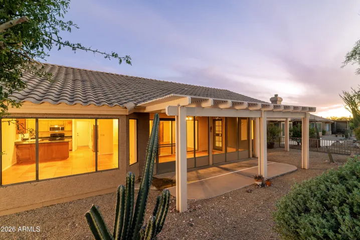 private back yard with no neighbors behind home
