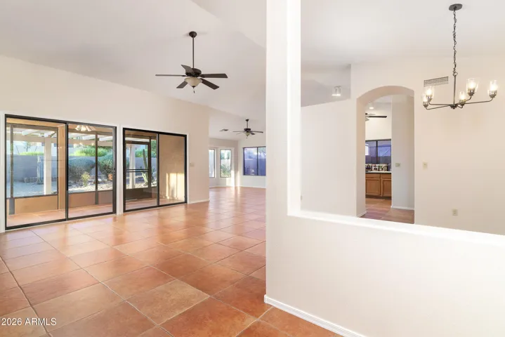 Front entry looking toward AZ room