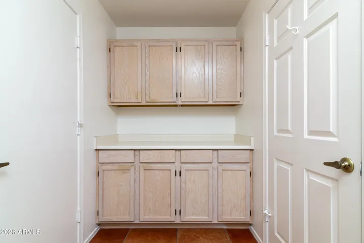 Utility room storage cabinets