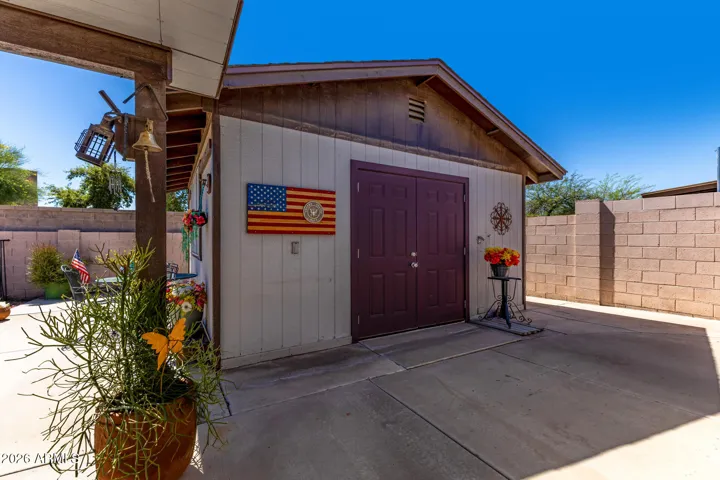Back yard shop