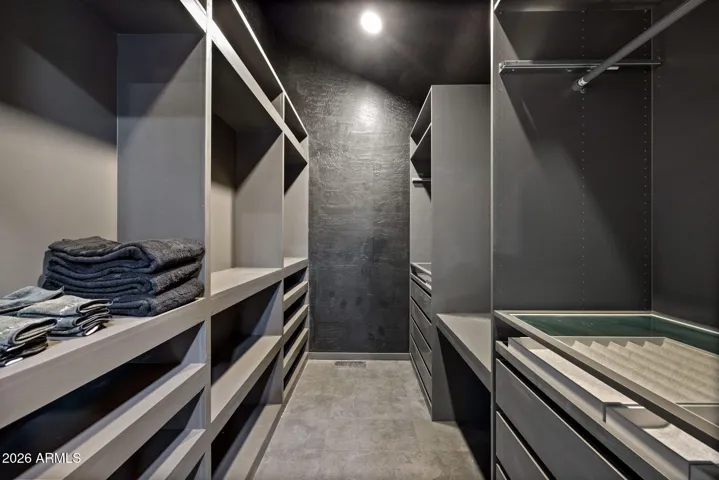 Primary walk-in closet