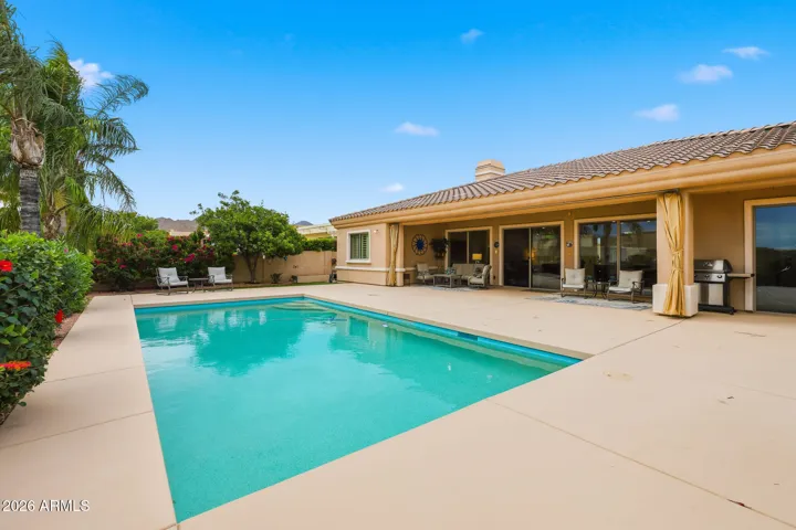 large pool with new equipment