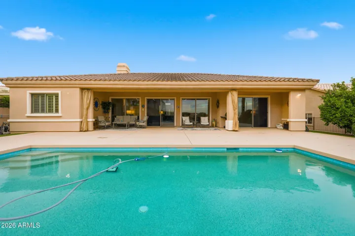 large pool with new equipment