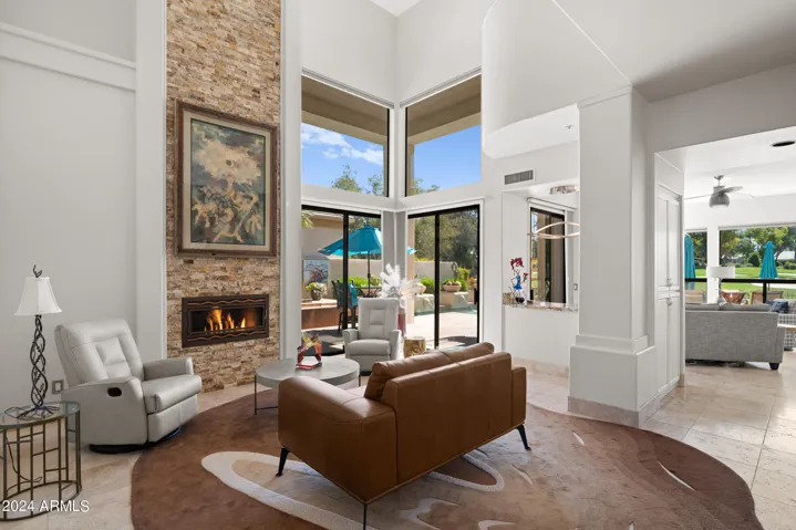Lofted ceilings